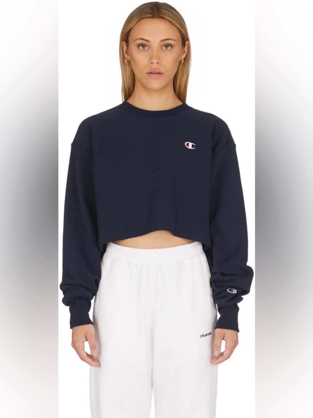 Champion Reverse Weave Cropped Crewneck Sweatshirt NWT